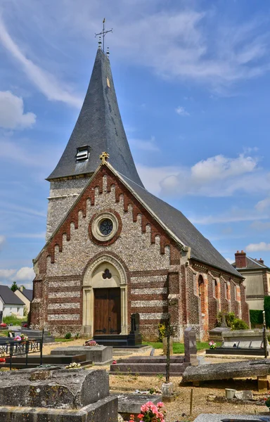 Normandie, мальовничі села Буа-Гільбер — стокове фото