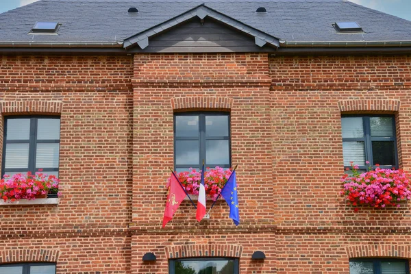 Normandie, a pitoresca aldeia de Elbeuf sur Andelle — Fotografia de Stock