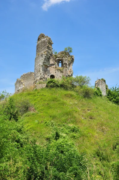 Normandia, il pittoresco castello di Chateau sur epte — Foto Stock