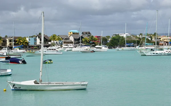 Picturesque city of Grand Bay in Mauritius Republic — Stock Photo, Image