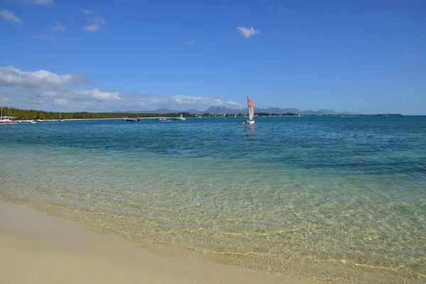 Picturesque area of  La Pointe aux Canonniers in Mauritius Repu — Stock Photo, Image