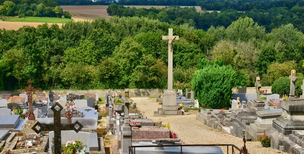 法国，Delincourt 公墓在瓦兹 — 图库照片