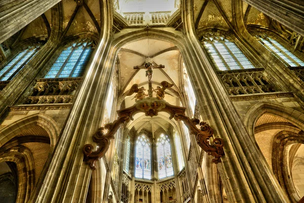 France, la ville pittoresque de Rouen en Normandie — Photo