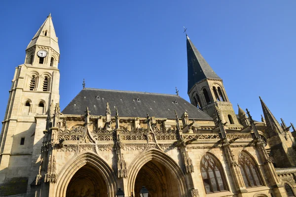 France, la ville pittoresque de Poissy — Photo