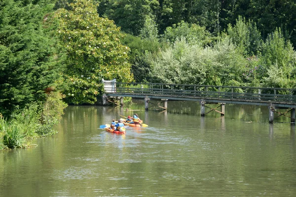 Normandie, la rivière Eure à Ezy sur Eure — Photo