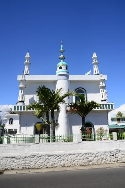 África, grande mesquita da baía na Ilha Maurícia — Fotografia de Stock