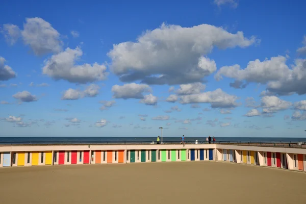 Francie, malebné město Le Touquet v Nord Pas de Calais — Stock fotografie