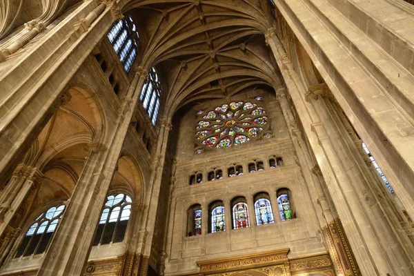 França, igreja de Santo Eustache em Paris — Fotografia de Stock