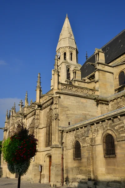 Frankrijk, de schilderachtige stad van poissy — Stockfoto