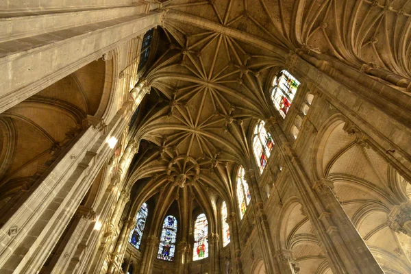 Франція, Церква Святого Євстафія в Парижі — стокове фото