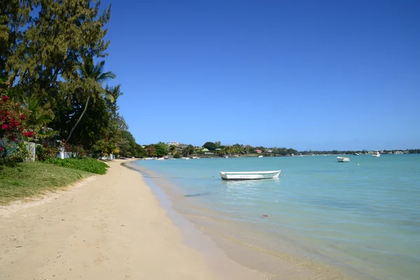 África, gran costa de la bahía en Isla Mauricio — Foto de Stock