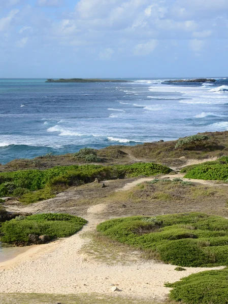 Mauricio, pintoresca isla del faro en Mahebourg aera — Foto de Stock