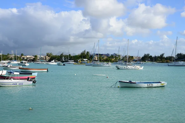 Afrika, grote baai kust in Mauritius eiland — Stockfoto