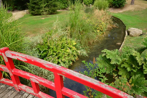 France, the picturesque japanese garden of  Aincourt — Stock Photo, Image