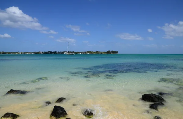 África, gran costa de la bahía en Isla Mauricio —  Fotos de Stock