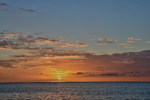 África, por do sol no Mont Choisy em Maurício — Fotografia de Stock