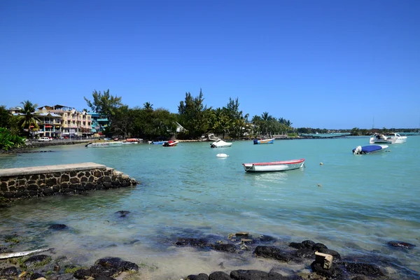 África, gran costa de la bahía en Isla Mauricio —  Fotos de Stock