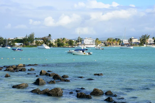 Africa, great bay coast in Mauritius Island — Stock Photo, Image