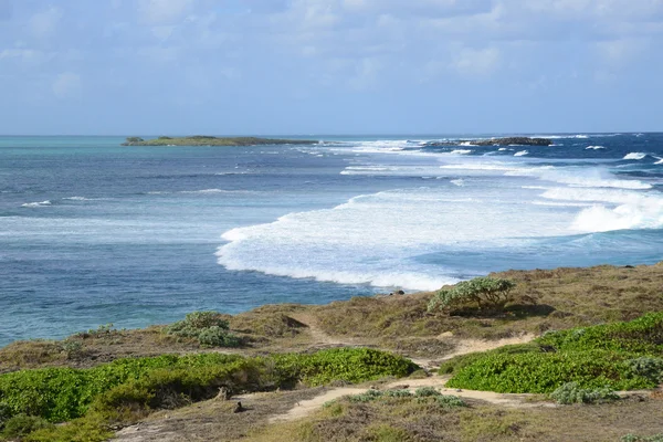 Mauricio, pintoresca isla del faro en Mahebourg aera — Foto de Stock