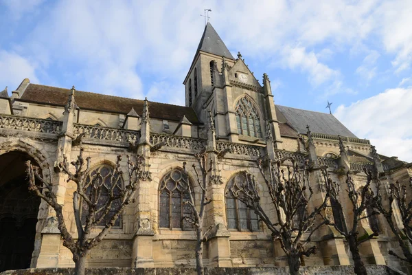 França, a igreja histórica de Triel sur Seine — Fotografia de Stock