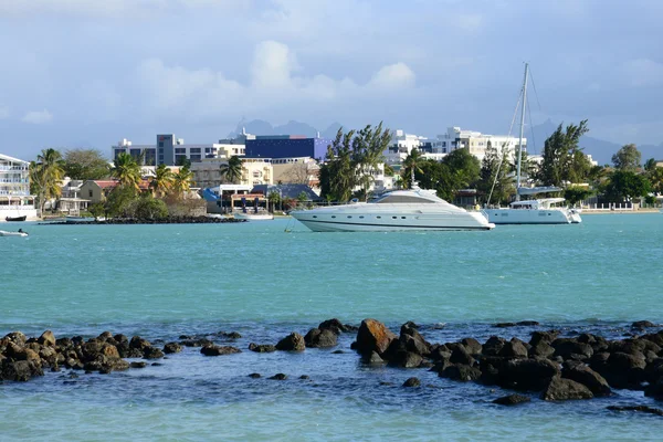 Africa, great bay coast in Mauritius Island — Stock Photo, Image