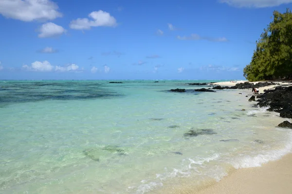 毛里求斯，如诗如画的 Ile aux 芬岛马埃堡地区 — 图库照片