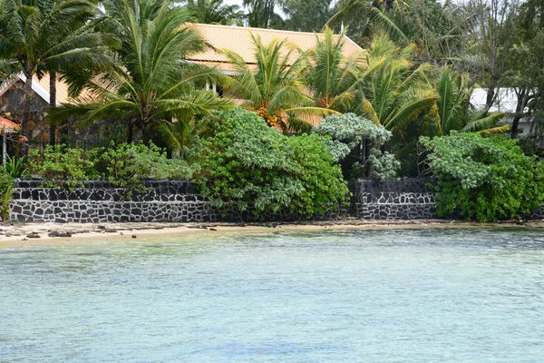 Mauritius, picturesque village of Roches Noires — Stock Photo, Image