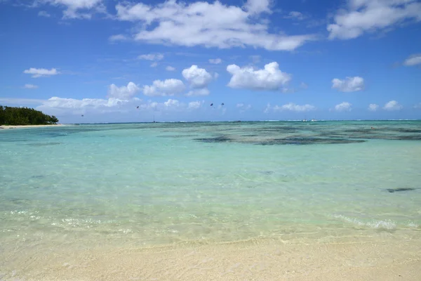 Mauritius, festői Ile aux cerfs Mahebourg területén — Stock Fotó