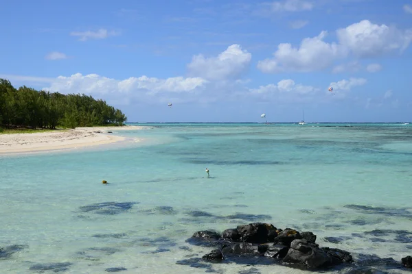 Mauritius, pittoresca Ile aux cerfs nella zona di Mahebourg — Foto Stock