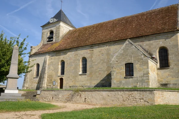 Francie, malebné vesnici Sagy val d oise — Stock fotografie