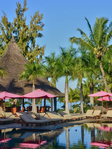 Africa, picturesque area of La Pointe Aux Canonniers in Mauritiu — Stock Photo, Image