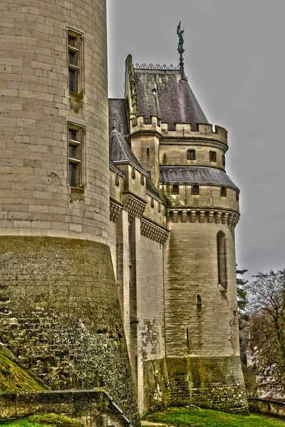 Frankrijk, historische kasteel van Pierrefonds in Picardië — Stockfoto