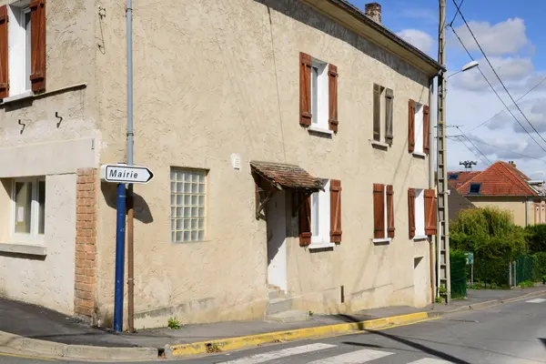 Ile de France, festői falu Menucourt — Stock Fotó