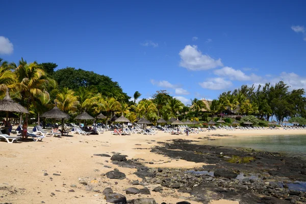 Schilderachtige gebied van la Pointe aux Hotel in Mauritius — Stockfoto