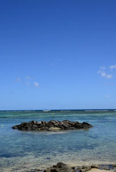 Pittoresca zona della Pointe aux canonniers a Mauritius — Foto Stock