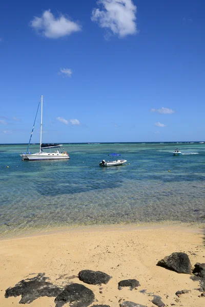 Picturesque area of la Pointe aux canonniers in Mauritius — Stock Photo, Image