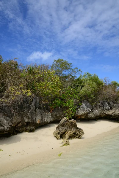 Afrique, région pittoresque de Blue Bay près de Mahebourg — Photo