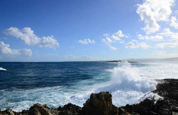 Mauritius, insula farului pitoresc din Mahebourg aera — Fotografie, imagine de stoc