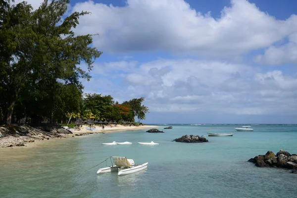 Afrika, schilderachtige gebied van La Pointe Aux Canonniers in Mauritiu — Stockfoto