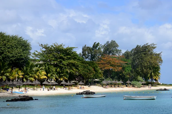 Afrika, schilderachtige gebied van La Pointe Aux Canonniers in Mauritiu — Stockfoto