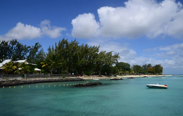 Africa, pittoresca zona di La Pointe Aux Canonniers a Mauritiu — Foto Stock