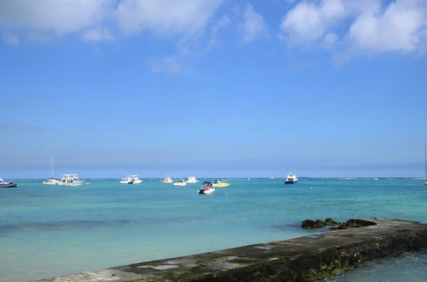 Africa, pittoresca zona di La Pointe Aux Canonniers a Mauritiu — Foto Stock