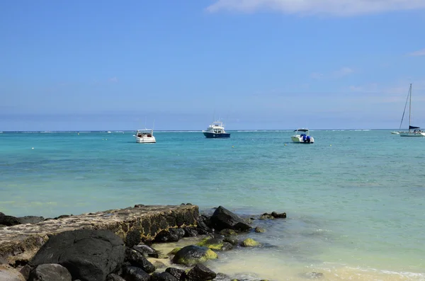 Africa, pittoresca zona di La Pointe Aux Canonniers a Mauritiu — Foto Stock