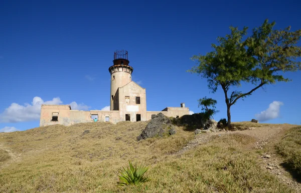 Maurício, pitoresca ilha farol em Mahebourg aera — Fotografia de Stock