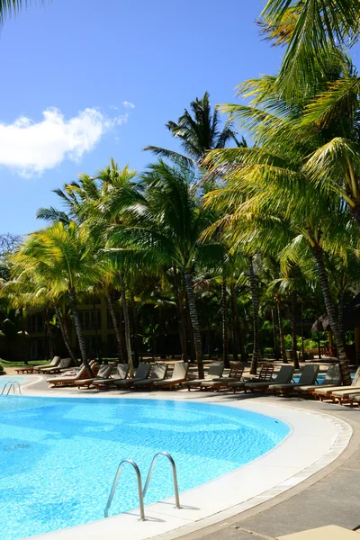 Pintoresca zona de la Pointe aux canonniers en Maritius — Foto de Stock