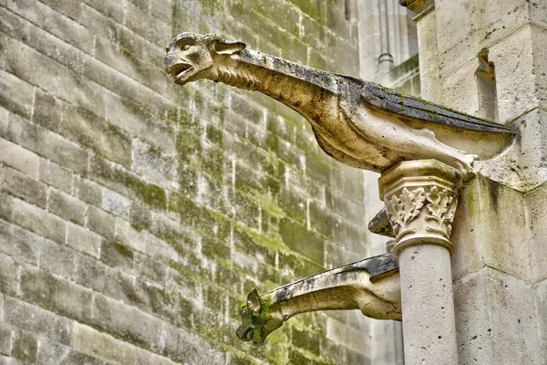 Frankrike, historisk slott Pierrefonds på Picardie – stockfoto