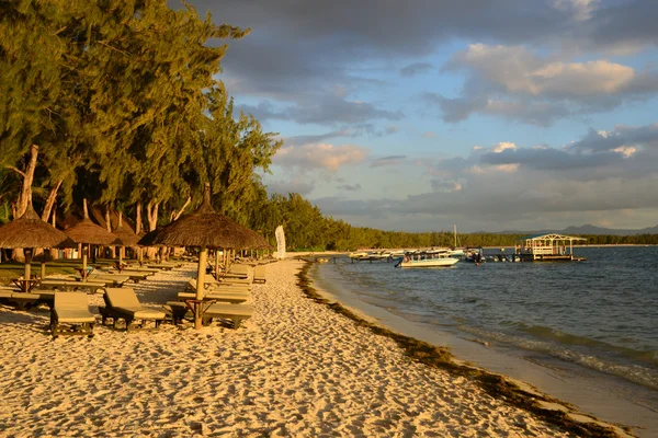 Afrika, schilderachtige gebied van La Pointe Aux Canonniers in Mauritiu — Stockfoto