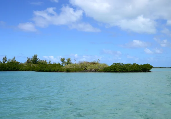 África, pintoresca aera de Blue Bay cerca de Mahebourg — Foto de Stock