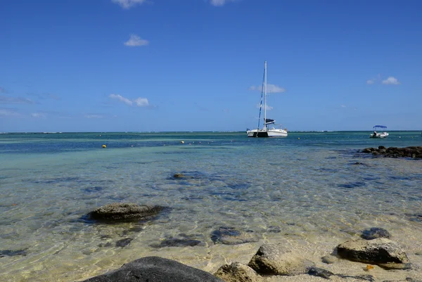Malowniczej okolicy la Pointe aux canonniers na Mauritiusie — Zdjęcie stockowe