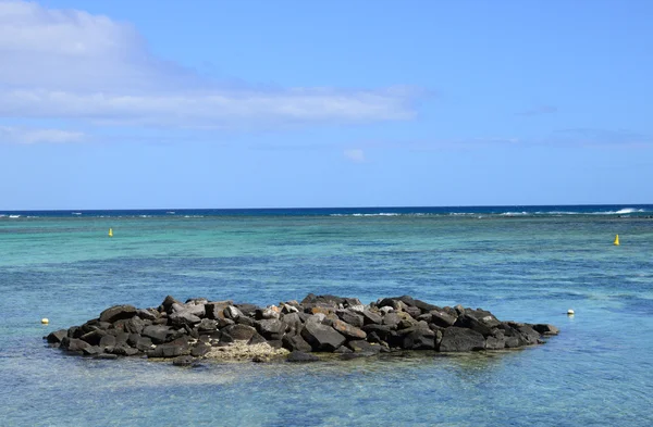 Malerische gegend von la pointe aux canonniers in mauritius — Stockfoto